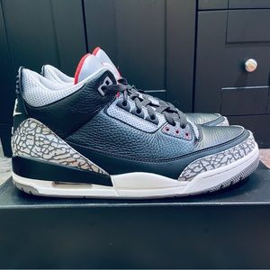 Nike Air Jordan 3 Retro Black Cement 2018 Mens Size 11